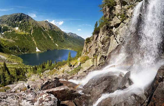 Lago Morskie Oko nei Monti Tatra